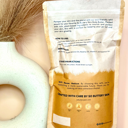 Bergamot Body Butter Refill Pouch – 12oz