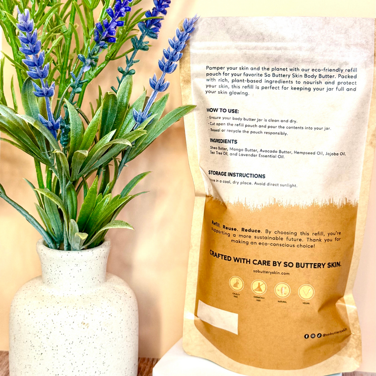 Eczema Relief Body Butter Refill Pouch – 12oz