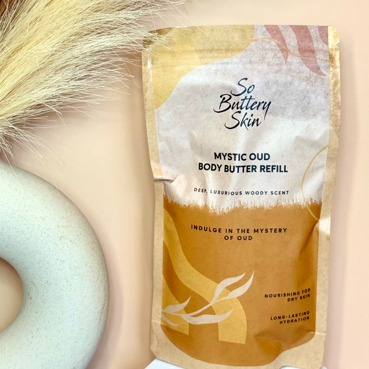 Mystic Oud Body Butter Refill Pouch – 12oz