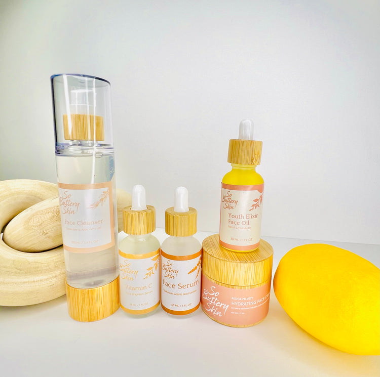 So Buttery Skin Anti-Aging Set with five plant-based products