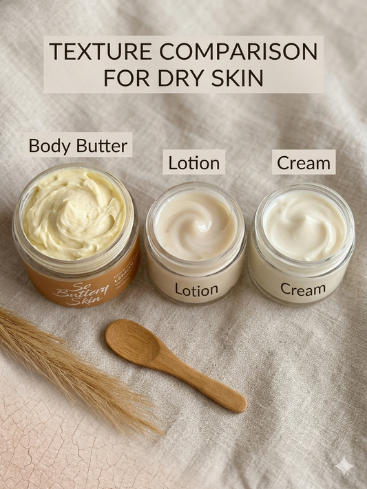 Body Butter vs Lotion vs Cream – What Is the Difference?