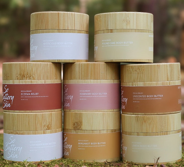 Rosemary Body Butter 3.4oz travel and gym-bag size, vegan