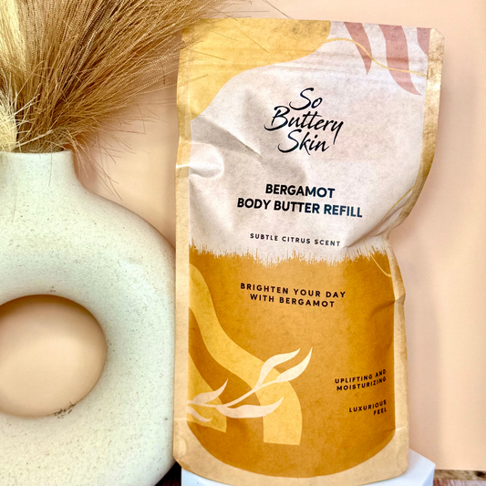 Bergamot Body Butter Refill Pouch – 12oz