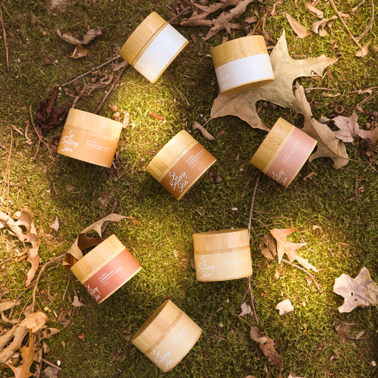 Whipped Mystic Oud Body Butter texture in an open 3.4oz travel jar