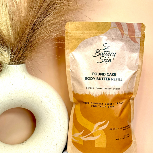 Pound Cake Body Butter Refill Pouch – 12oz